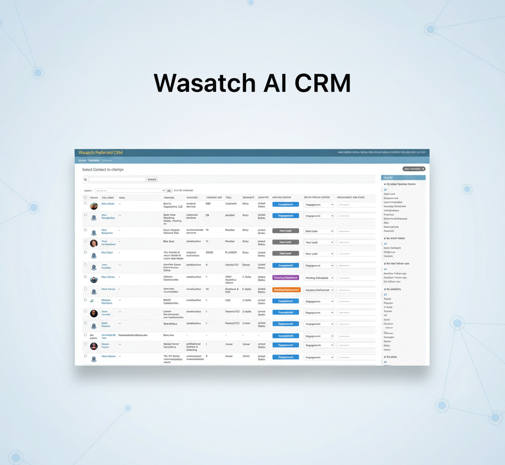 Wasatch AI CRM